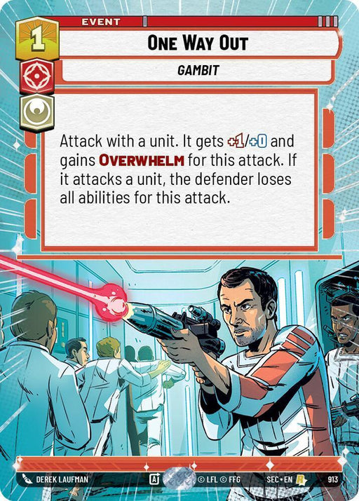 One Way Out (913) (Hyperspace Foil) (913) [Secrets of Power] - for just $0.60! 