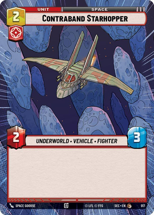 Contraband Starhopper (917) (Hyperspace Foil) (917) [Secrets of Power] - for just $0.15! 