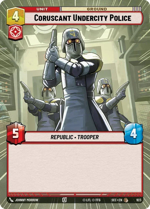 Coruscant Undercity Police (923) (Hyperspace Foil) (923) [Secrets of Power] - for just $0.10! 