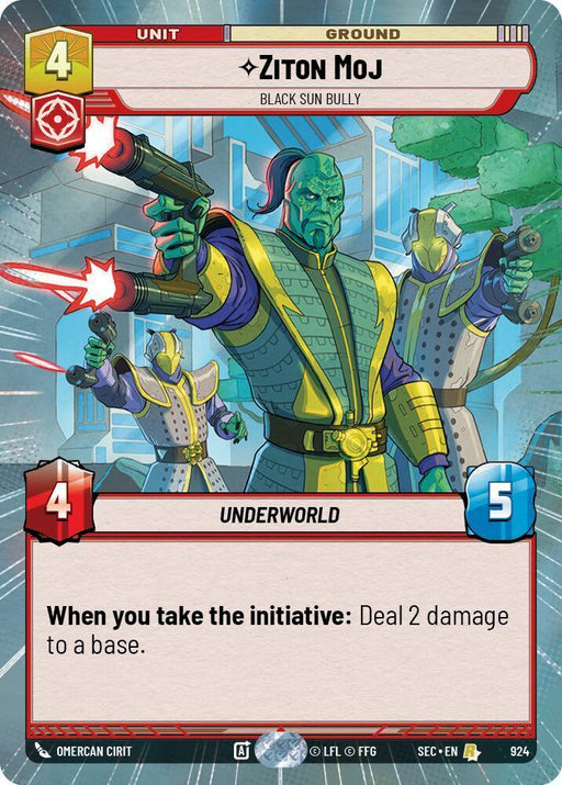 Ziton Moj - Black Sun Bully (Hyperspace Foil) (924) (924) [Secrets of Power] - for just $0.50! 