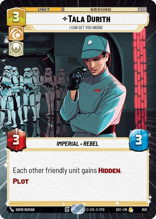 Tala Durith - I Can Get You Inside (Hyperspace Foil) (959) (959) [Secrets of Power] - for just $0.30! 