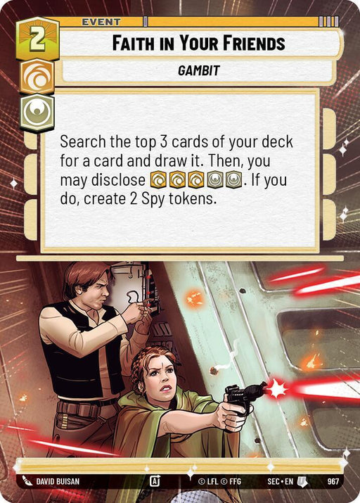 Faith in Your Friends (967) (Hyperspace Foil) (967) [Secrets of Power] - for just $0.85! 