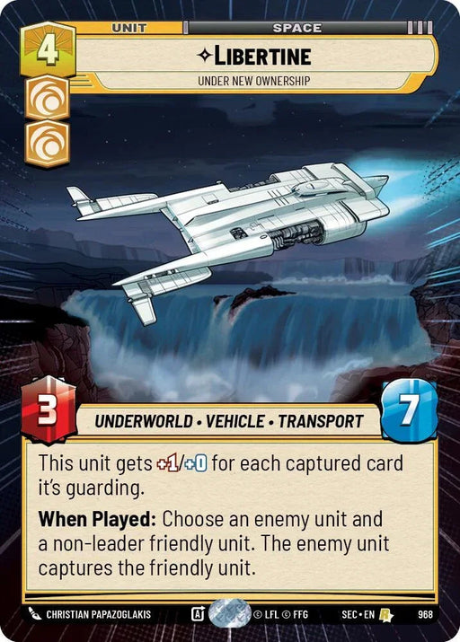 Libertine - Under New Ownership (Hyperspace Foil) (968) (968) [Secrets of Power] - for just $0.30! 