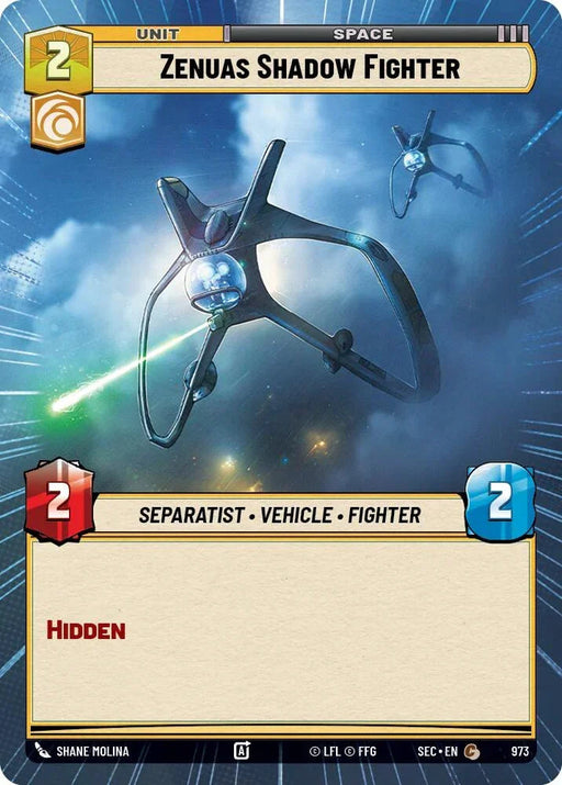 Zenuas Shadow Fighter (973) (Hyperspace Foil) (973) [Secrets of Power] - for just $0.10! 