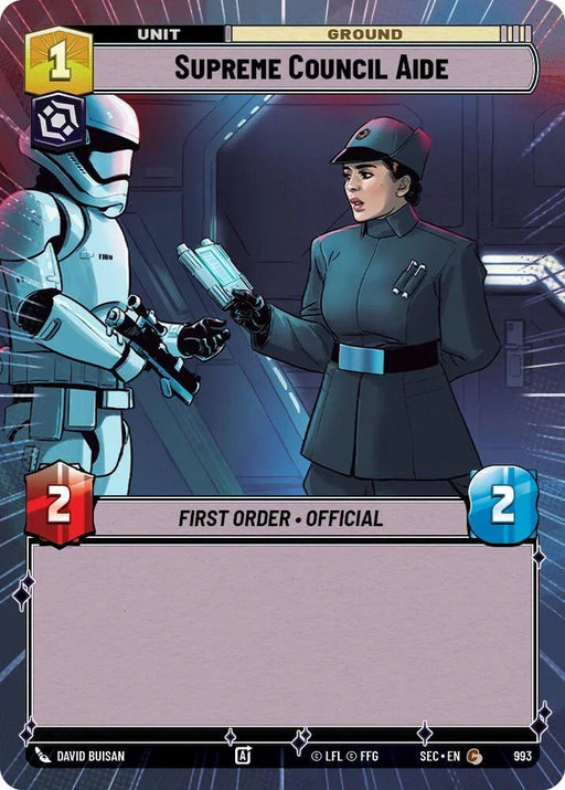 Supreme Council Aide (993) (Hyperspace Foil) (993) [Secrets of Power] - for just $0.15! 