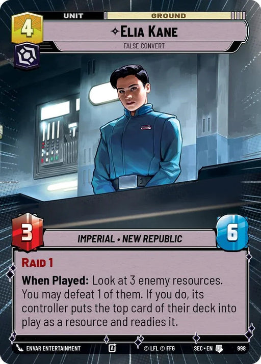 Elia Kane - False Convert (Hyperspace Foil) (998) (998) [Secrets of Power] - for just $0.15! 