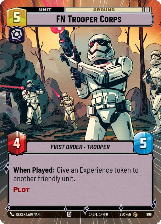 FN Trooper Corps (999) (Hyperspace Foil) (999) [Secrets of Power] - for just $0.15! 