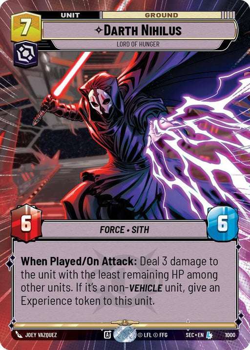 Darth Nihilus - Lord of Hunger (Hyperspace Foil) (1000) (1000) [Secrets of Power] - for just $9.90! 