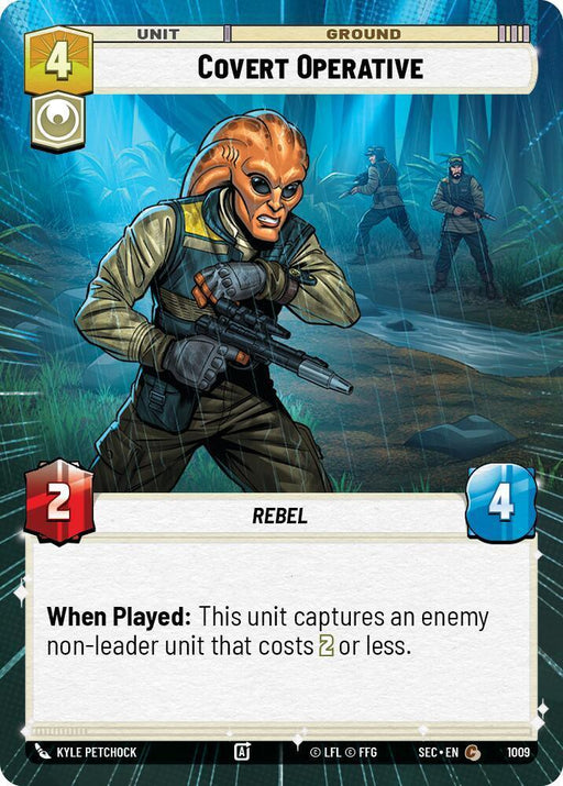 Covert Operative (1009) (Hyperspace Foil) (1009) [Secrets of Power] - for just $0.10! 