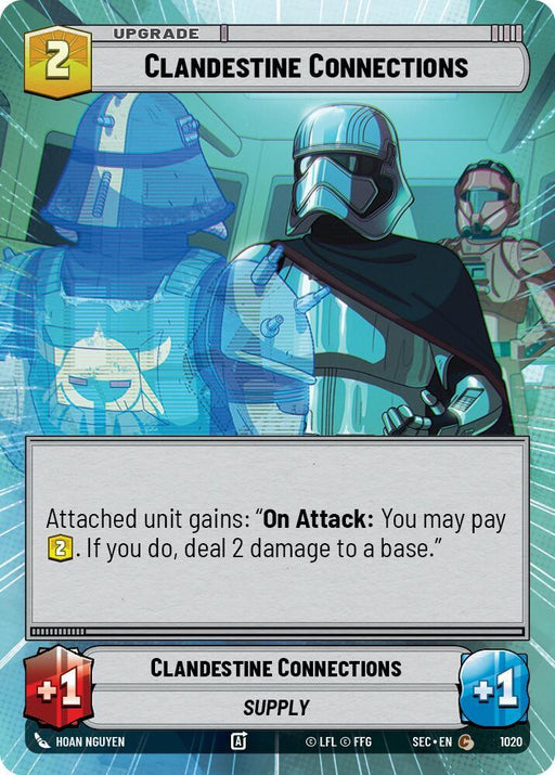 Clandestine Connections (1020) (Hyperspace Foil) (1020) [Secrets of Power] - for just $0.10! 