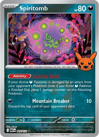 Spiritomb (087/132) (Pokeween 2025) [Miscellaneous Cards] - for just $0.60! 