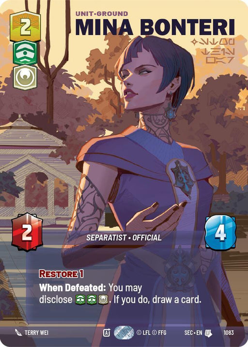 Mina Bonteri - Stop This War (Prestige Foil) (1083) (1083) [Secrets of Power] - for just $5! 