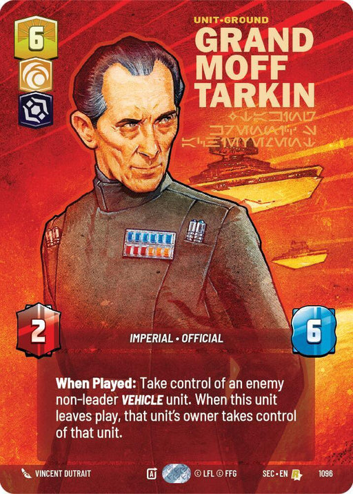 Grand Moff Tarkin - Taking Krennic's Achievement (Prestige Foil) (1096) (1096) [Secrets of Power] - for just $1.95! 