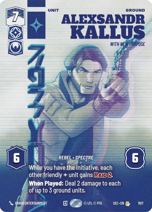 Alexsandr Kallus - With New Purpose (Prestige Foil) (1107) (1107) [Secrets of Power] - for just $1! 
