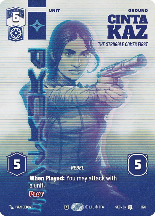 Cinta Kaz - The Struggle Comes First (Prestige Foil) (1120) (1120) [Secrets of Power] - for just $4.45! 