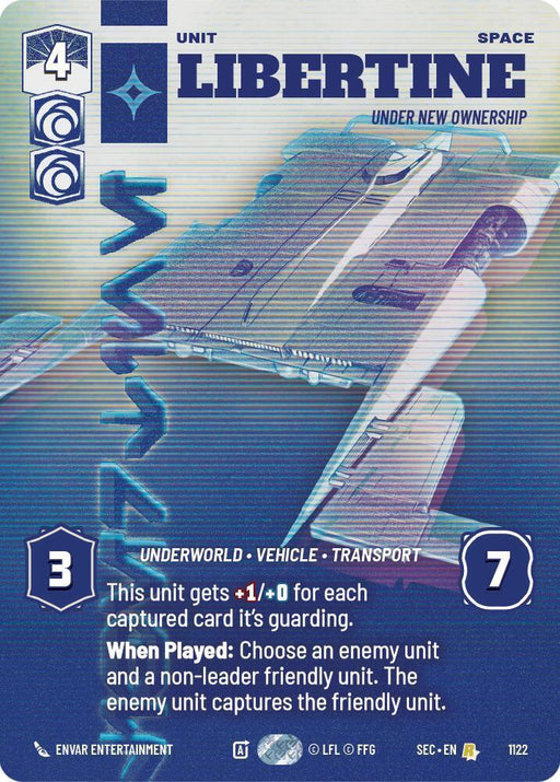 Libertine - Under New Ownership (Prestige Foil) (1122) (1122) [Secrets of Power] - for just $0.65! 