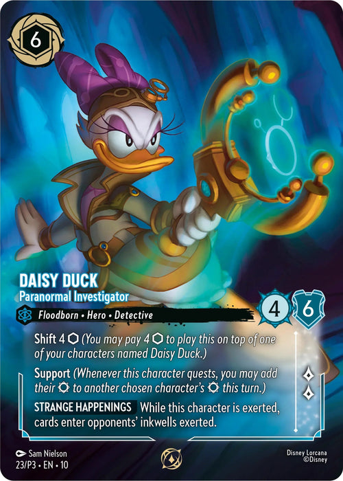 Daisy Duck - Paranormal Investigator (Store Championship Participant) (23) [Promo Cards] - for just $0.70! 