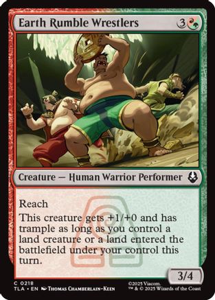 Earth Rumble Wrestlers (TLA-218) - Avatar: The Last Airbender - for just $0.02! 