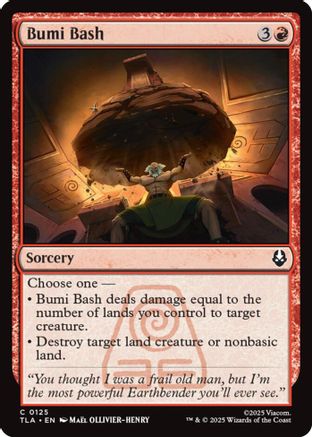 Bumi Bash (TLA-125) - Avatar: The Last Airbender Foil - for just $0.04! 