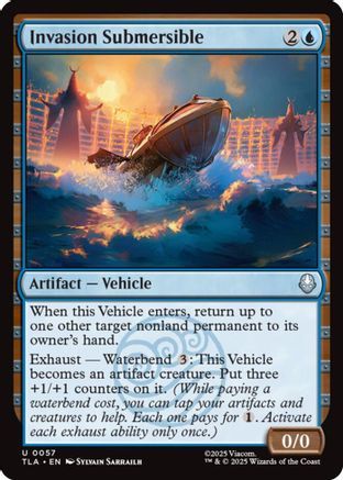 Invasion Submersible (TLA-057) - Avatar: The Last Airbender Foil - for just $0.06! 