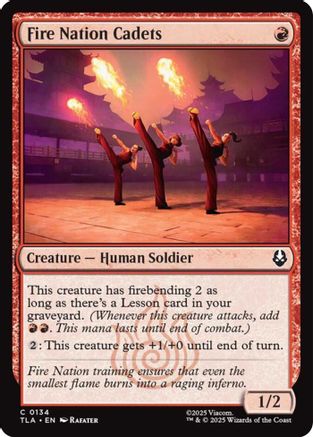 Fire Nation Cadets (TLA-134) - Avatar: The Last Airbender Foil - for just $0.04! 