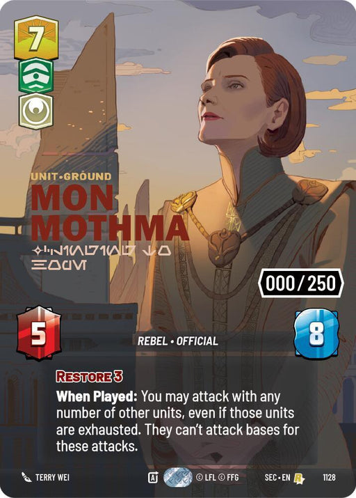 Mon Mothma - Clinging to Hope (Serialized) (1128) (1128) [Secrets of Power] - for just $119.40! 