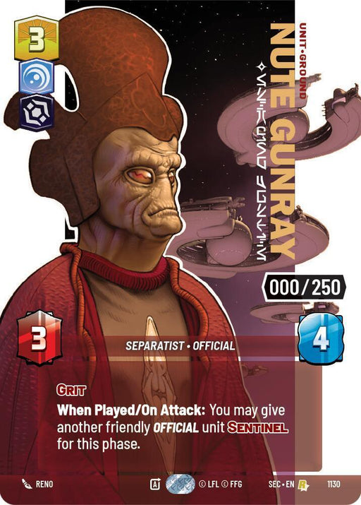 Nute Gunray - Escaping Justice (Serialized) (1130) (1130) [Secrets of Power] - for just $42.15! 