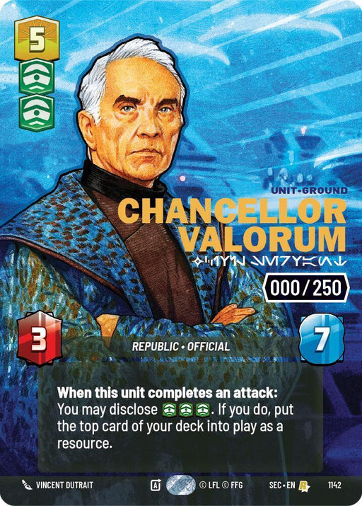 Chancellor Valorum - Civil Servant (Serialized) (1142) (1142) [Secrets of Power] - for just $0.10! 