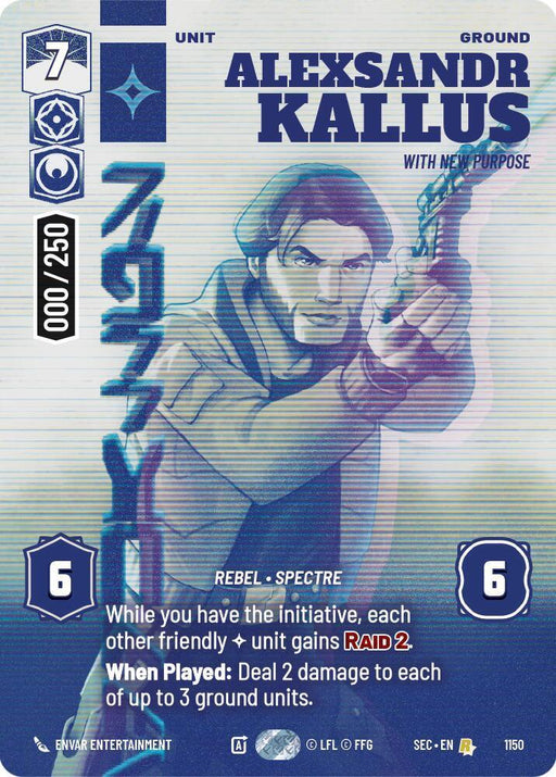 Alexsandr Kallus - With New Purpose (Serialized) (1150) (1150) [Secrets of Power] - for just $33.70! 