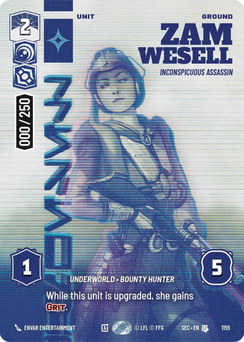 Zam Wesell - Inconspicuous Assassin (Serialized) (1155) (1155) [Secrets of Power] - for just $36! 