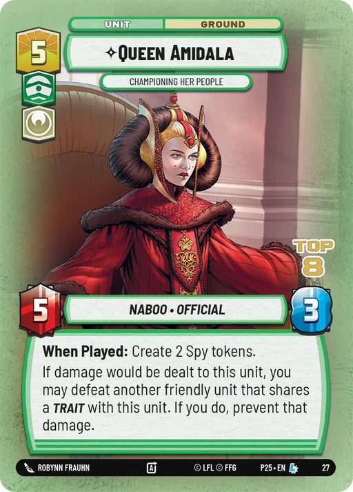 Queen Amidala - Championing Her People (Top 8) (27) (27) [Secrets of Power: Weekly Play] - for just $3.05! 