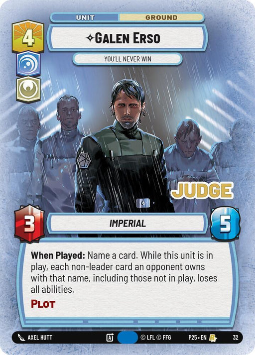 Galen Erso - You'll Never Win (32) (32) [Judge Promos] - for just $20.50! 