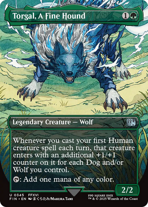 Torgal, A Fine Hound (FIN-345) - FINAL FANTASY (Borderless) Foil - for just $0.14! 