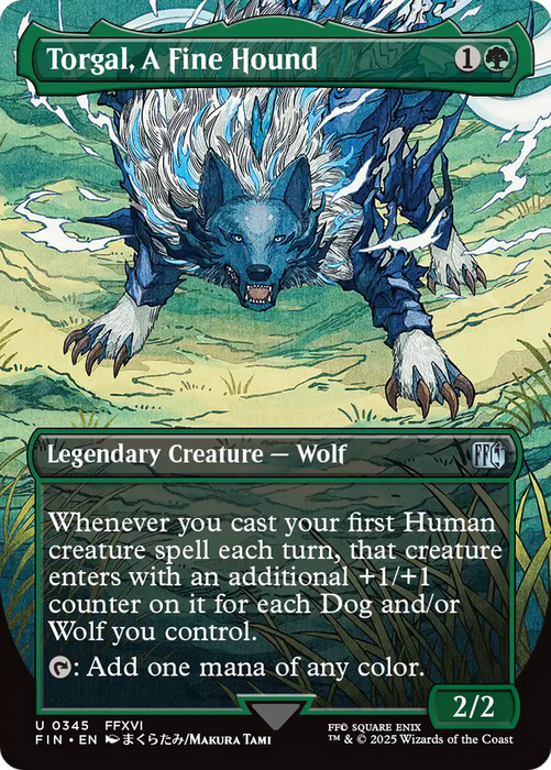 Torgal, A Fine Hound (FIN-345) - FINAL FANTASY (Borderless) - for just $0.13! 
