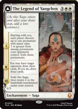 The Legend of Yangchen (TLA-027) - Avatar: The Last Airbender - for just $1.32! 