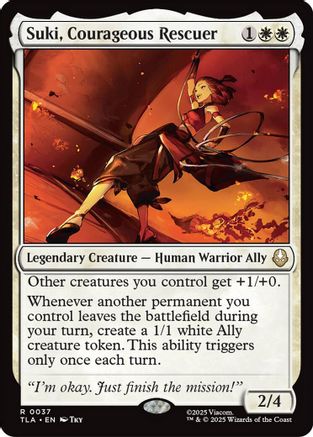 Suki, Courageous Rescuer (TLA-037) - Avatar: The Last Airbender Foil - for just $0.10! 