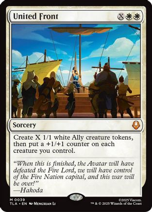 United Front (TLA-039) - Avatar: The Last Airbender - for just $0.76! 