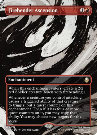 Firebender Ascension (Borderless) (TLA-312) - Avatar: The Last Airbender Foil - for just $0.71! 