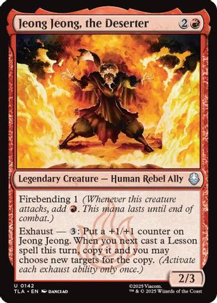 Jeong Jeong, the Deserter (TLA-142) - Avatar: The Last Airbender - for just $0.07! 