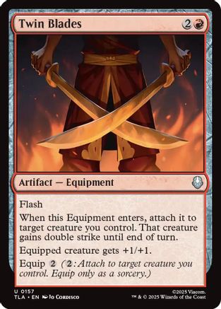 Twin Blades (TLA-157) - Avatar: The Last Airbender Foil - for just $0.07! 