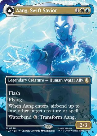 Aang, Swift Savior (0298) (Borderless) (TLA-298) - Avatar: The Last Airbender - for just $2.57! 