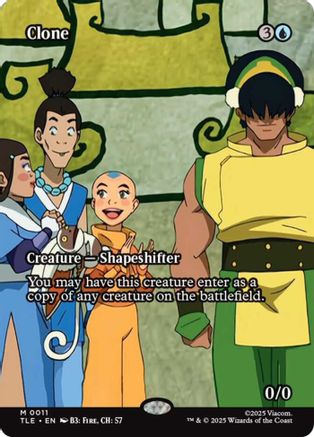 Clone (Borderless) (TLE-011) - Avatar: The Last Airbender: Eternal-Legal - for just $0.39! 
