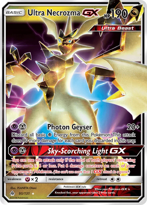 Ultra Necrozma GX (95/131) [Sun & Moon: Forbidden Light] - for just $3.20! 