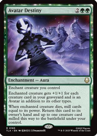 Avatar Destiny (TLA-165) - Avatar: The Last Airbender Foil - for just $0.10! 