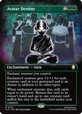 Avatar Destiny (Borderless) (TLA-333) - Avatar: The Last Airbender Foil - for just $0.16! 