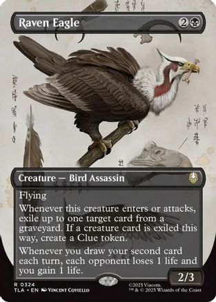 Raven Eagle (Borderless) (TLA-324) - Avatar: The Last Airbender Foil - for just $0.22! 