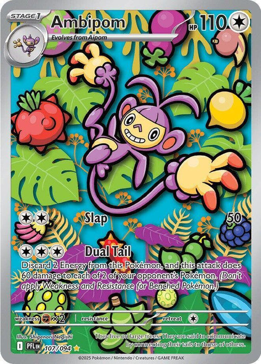 Ambipom (107/094) [Mega Evolution: Phantasmal Flames] - for just $0.75! 