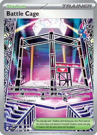 Battle Cage 116/094 - ME02 Phantasmal Flames Holofoil - for just $0.98! 