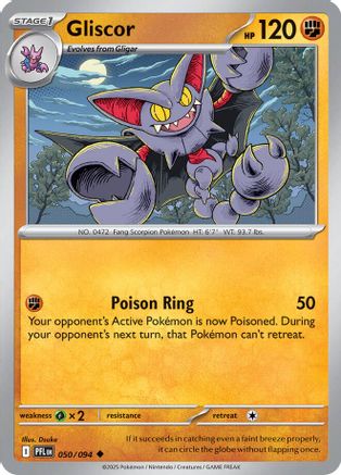 Gliscor 050 - ME02 Phantasmal Flames - for just $0.06! 