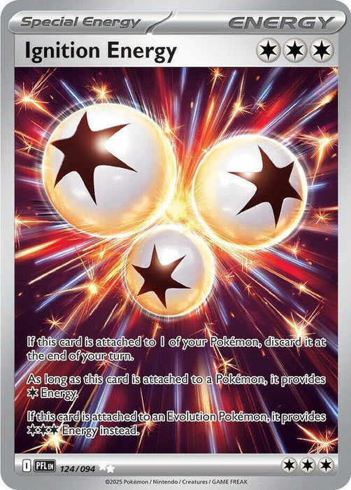 Ignition Energy (124/094) [Mega Evolution: Phantasmal Flames] - for just $0.60! 